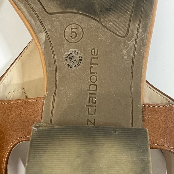 Liz Claiborne Tiffin Slide Memory Foam Adjustable Buckle Strap 5M - Picture 12 of 13